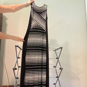 Black & White Maxi Dress